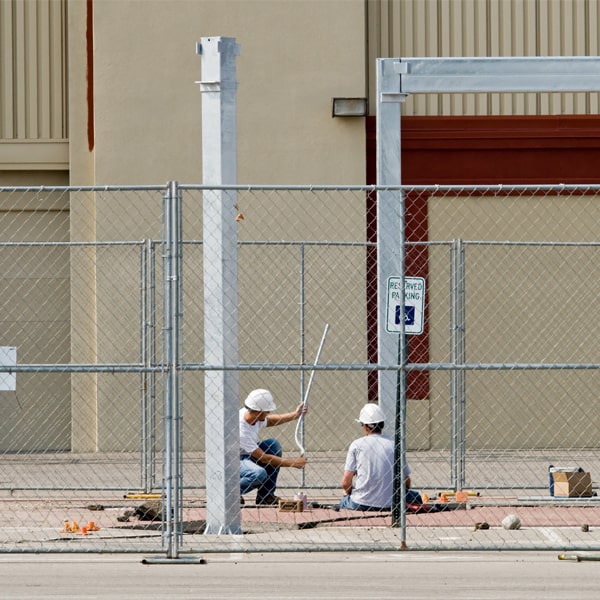 how much time can i rent the temporary fence for my building site or event in Bonham